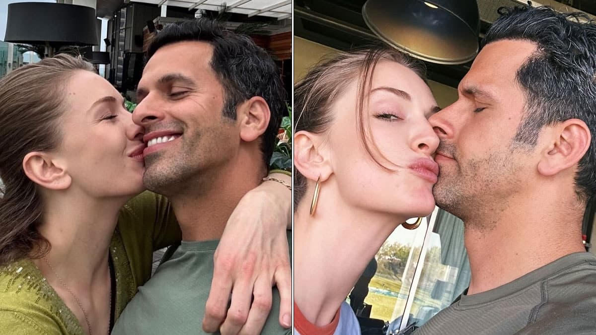 Yasemin Kay Allen eski FBI ajanı eşiyle romantik anlar: Öpmelere doyamadı